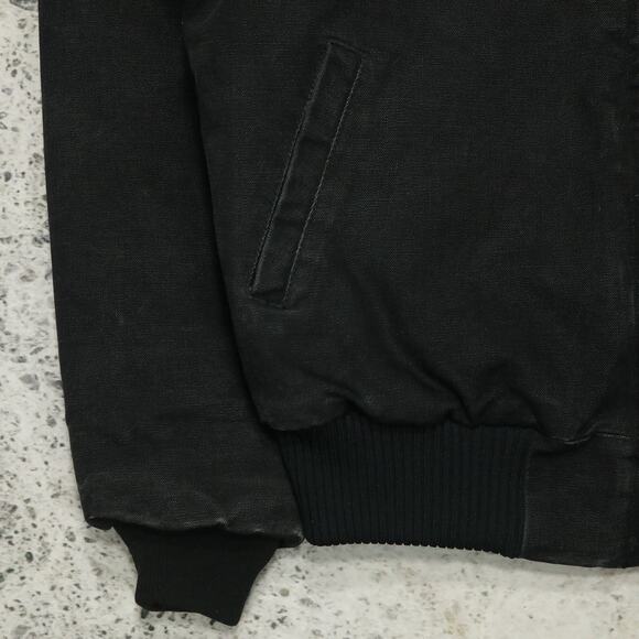 Vintage Carhartt JQ0405 Faded Black Aztec Jacket Size Medium - Large - Picture 6 of 16